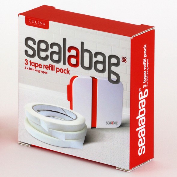 Sealabag Red Tape Roll Refill x 3