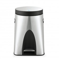 Germ Buster Bin - silver 18 litres
