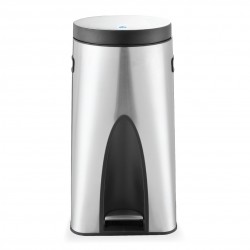 Germ Buster Bin - silver 30 litres